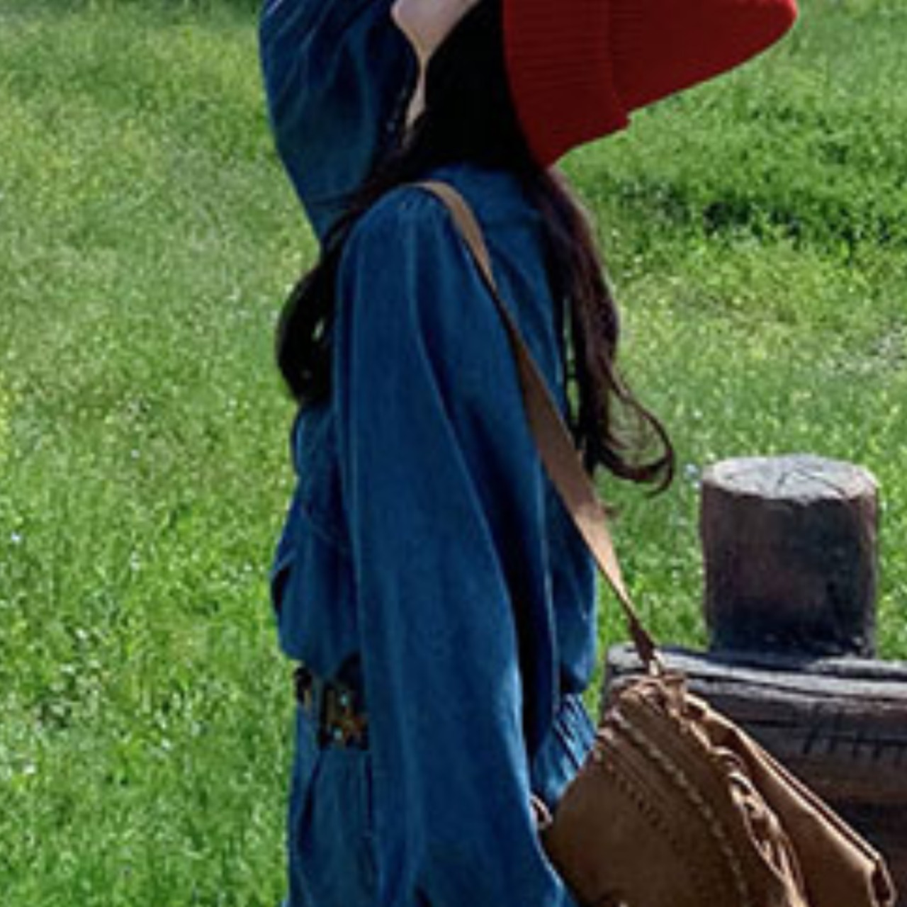 デニムパフスリーブシャツ W01186