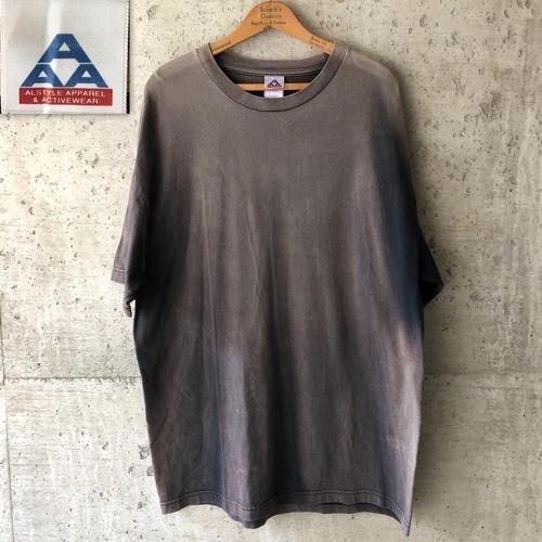 GG517 00s Tシャツ 無地 黒 ブランク 鬼サンフェード USA製