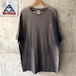 GG517 00s Tシャツ 無地 黒 ブランク 鬼サンフェード USA製