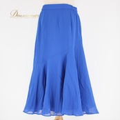 社交ダンス 衣装 スタンダード スカート レッスンウェア オールシーズン SEKINE セキネ 青 ブルー系 無地 シンプル フォーマル かわいい ポリエステル 製 日本製 気品ある ロイヤルブルー 着回し 伸縮性 スカート丈 かわいいデザイン ダンス用 衣装 レッスン用 スカート 女性用 おしゃれ スタイリッシュ おすすめ シーズンレス 軽量 使いやすい