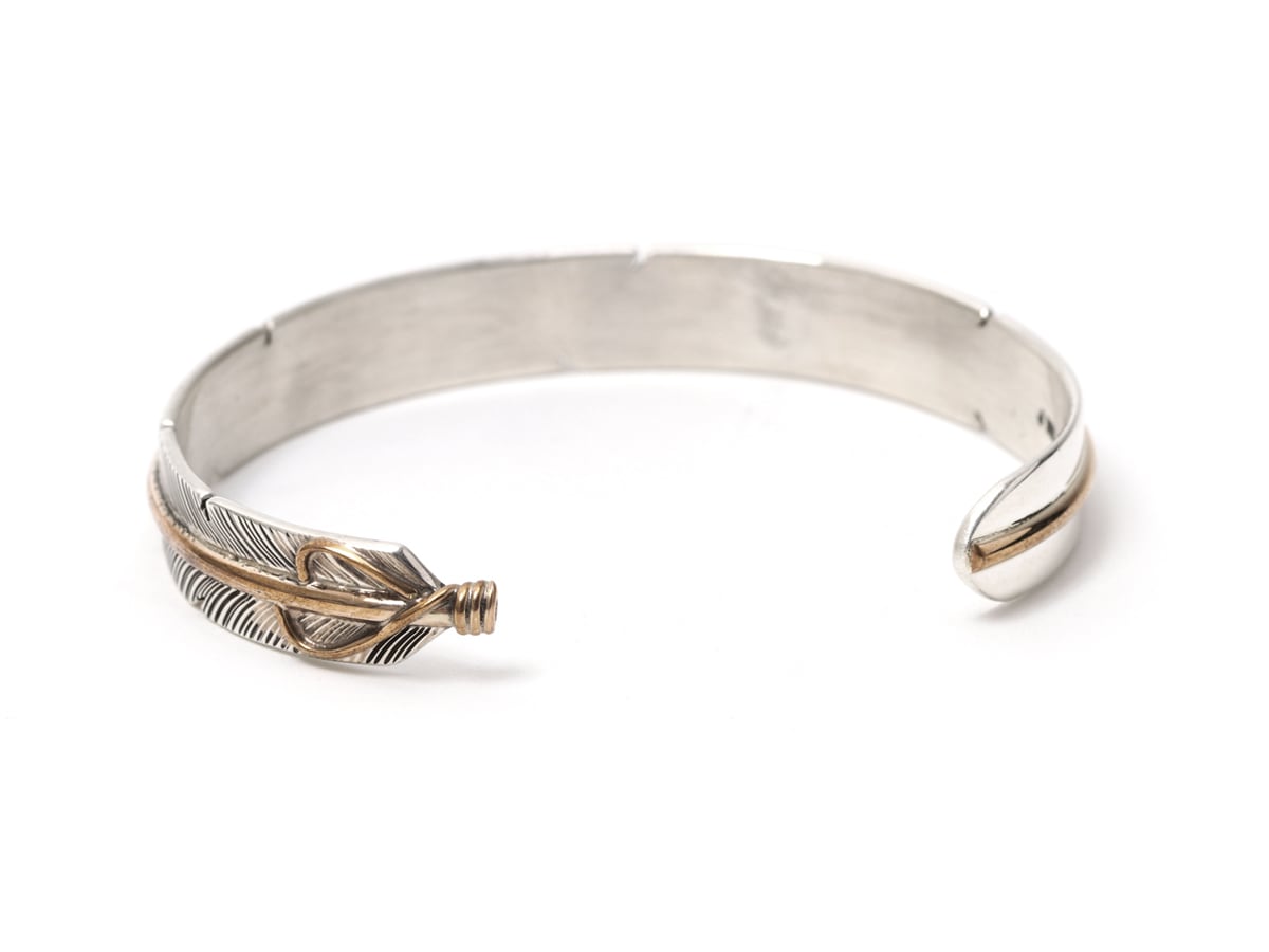 John Nelson ジョン ネルソン Feather Bangle フェザーバングル ナバホ