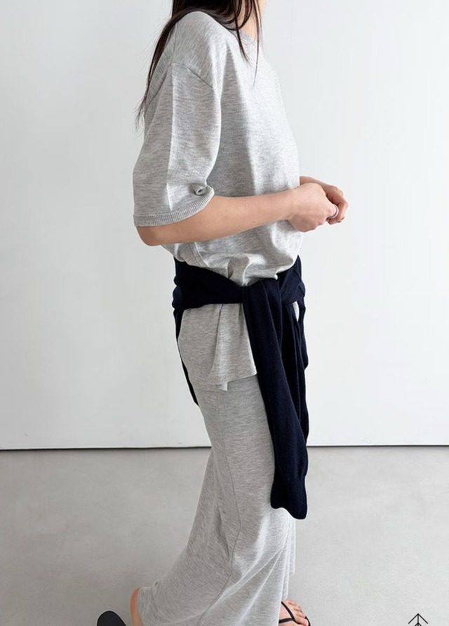 (予約) HAUS / Rowe silk knit set 2color