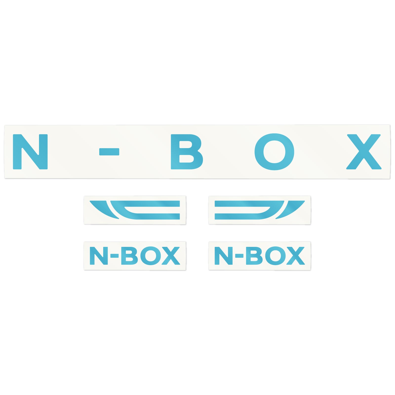 エンジンフード エンブレム ステッカー 5枚セット 日本製 N-BOX