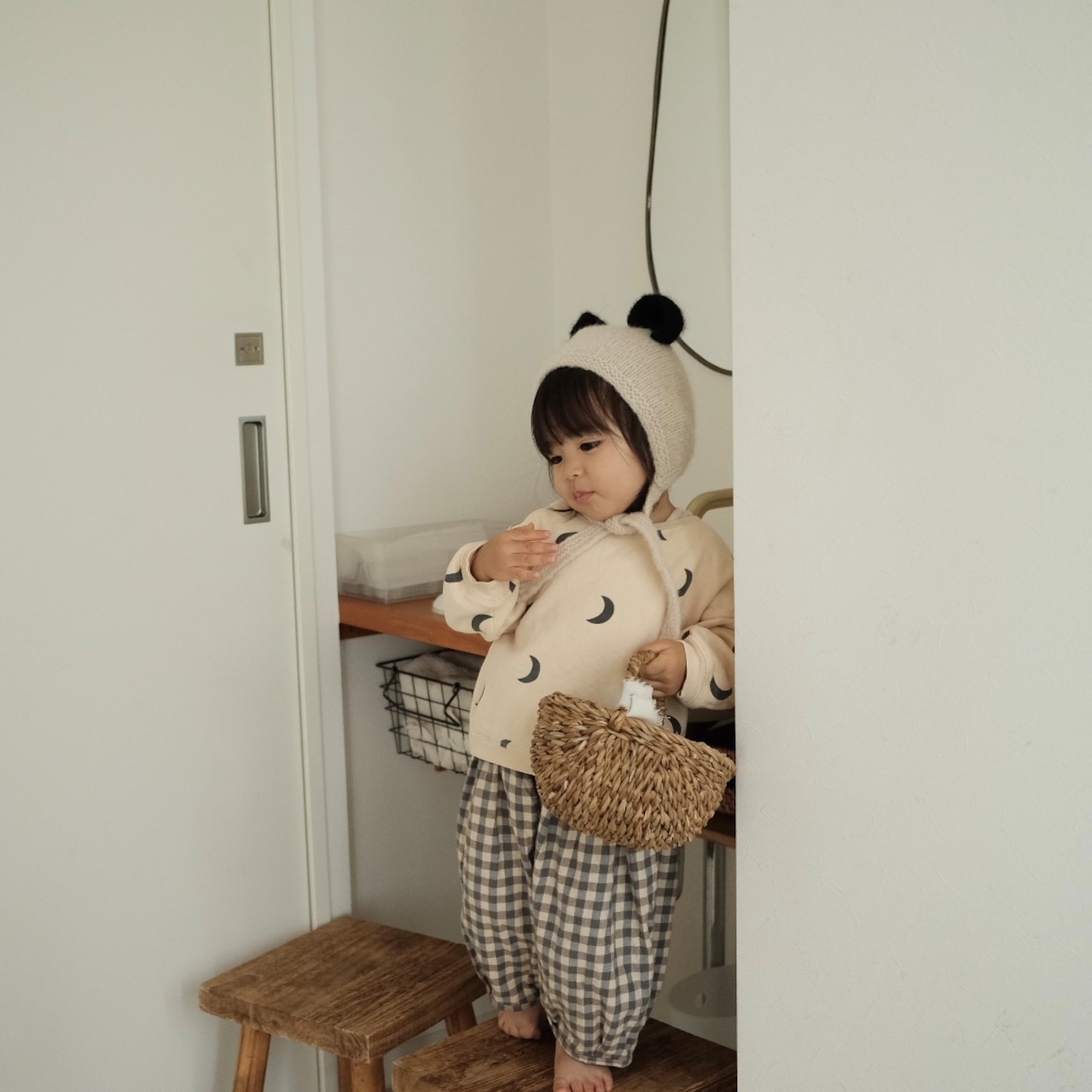 MERINO限定【AW26 / ご予約】GANG OF KIDS / PANDA BONNET