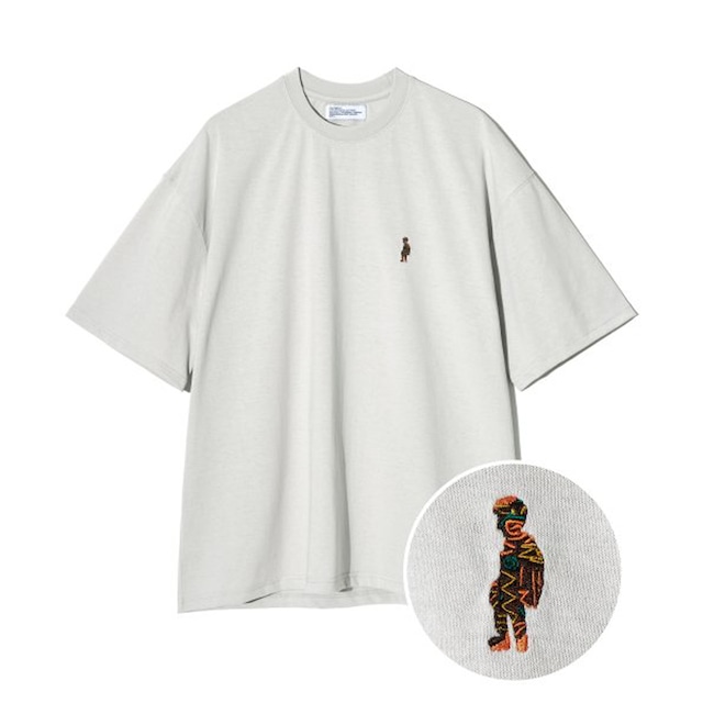 [PARTIMENTO] [CHUBBY]EMBROIDERY TEE MUSTARD 正規品 韓国 ブランド 半袖 T-シャツ
