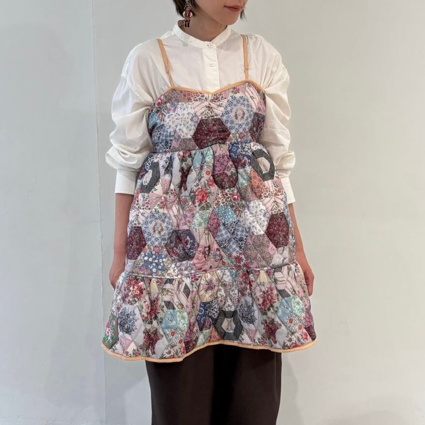 パッチワークプリントワンピース | tamaobazaaar