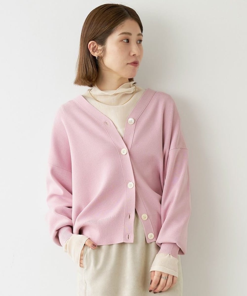 【MICA&DEAL マイカアンドディール】V NECK CARDIGAN Vネックカーディガン 0124408302