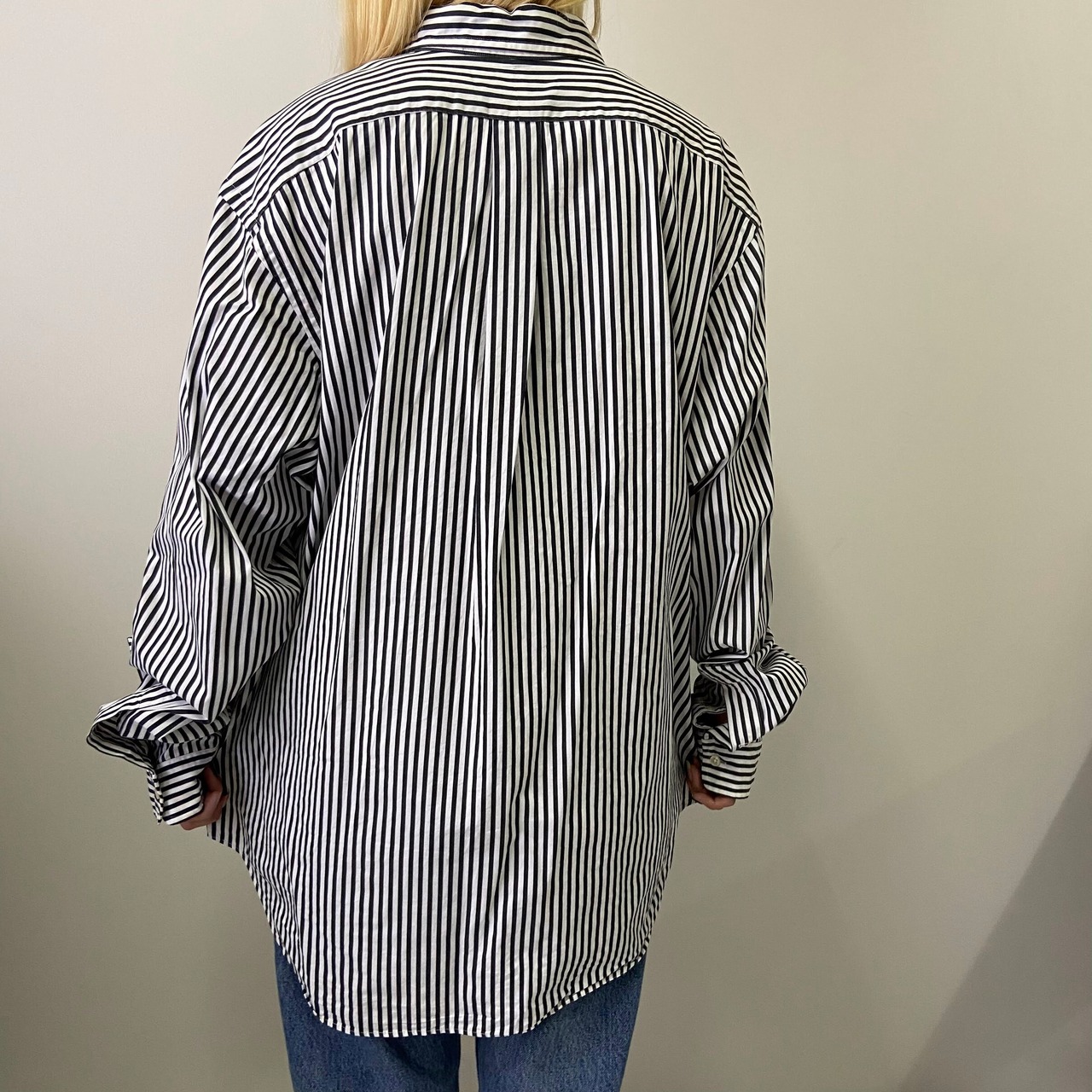 Ralph Lauren ラルフローレン 長袖 CLASSIC FIT ストライプシャツ 