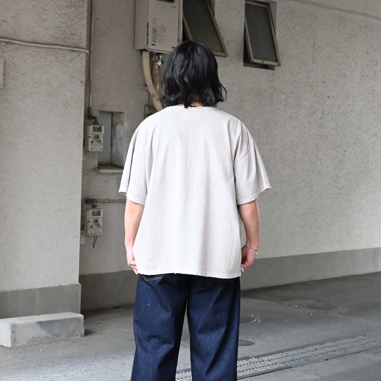 ANACHRONORM(アナクロノーム）WIDE 5P DENIM PANTSコーディネート