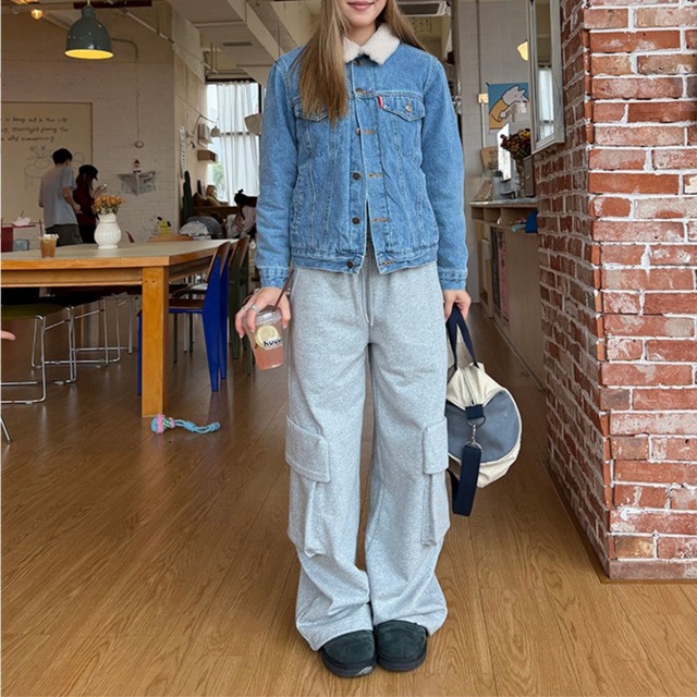 クラシックボアカラーデニムジャケット   R01276