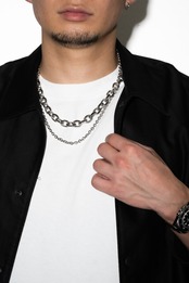 【O chain necklace】/ 幅5mm