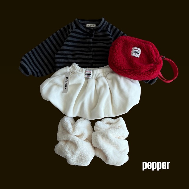 取寄:ファーレッグウォーマー pepper ※送料無料