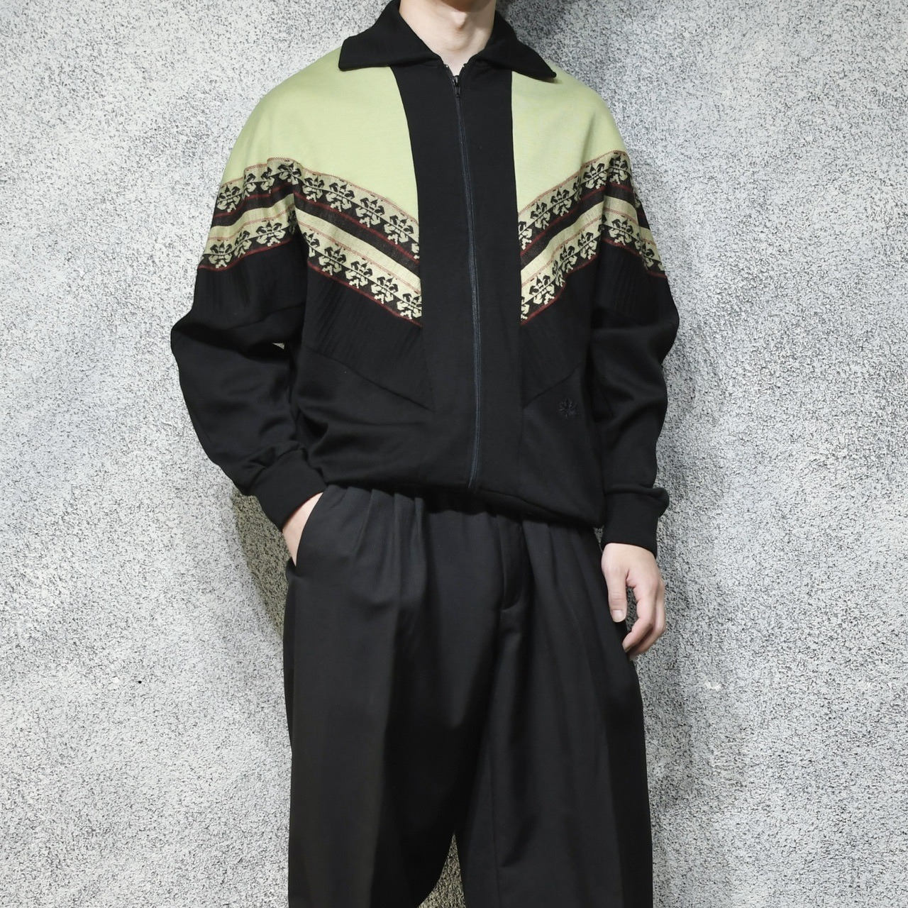 AHORN pattern track jacket
