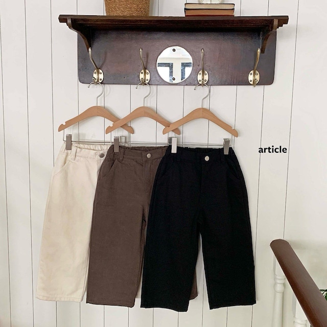 【取寄】article|arde wide pants|アルドワイドパンツ|S-JM|kids&jr|26 autumn