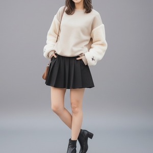 【心をほどく。】「そのくま、かわいいね」で繋がる袖まるごと くま Nanukボア刺繍 ゆるだぼ スウェット【親しみやすさMAX】