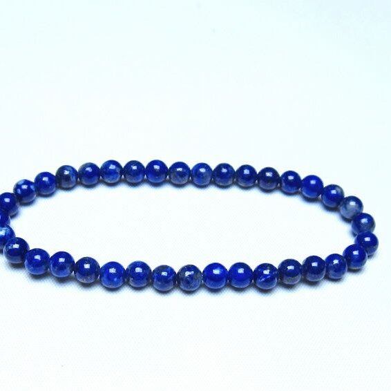 ラピスラズリ ブレスレット 5mm 一点物 メール便可 [M便 1/10] 111-48269