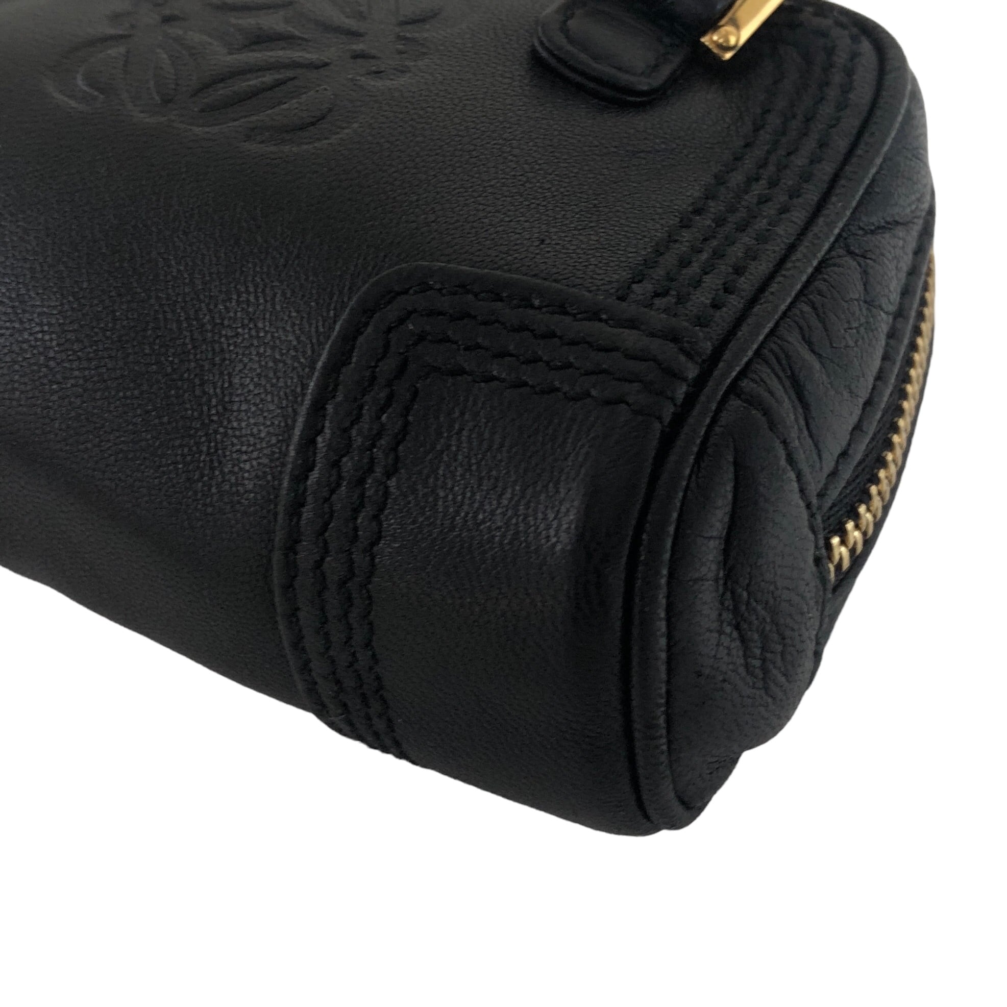 LOEWE ロエベ アナグラム レザー マイクロ 2way コインケース ブラック