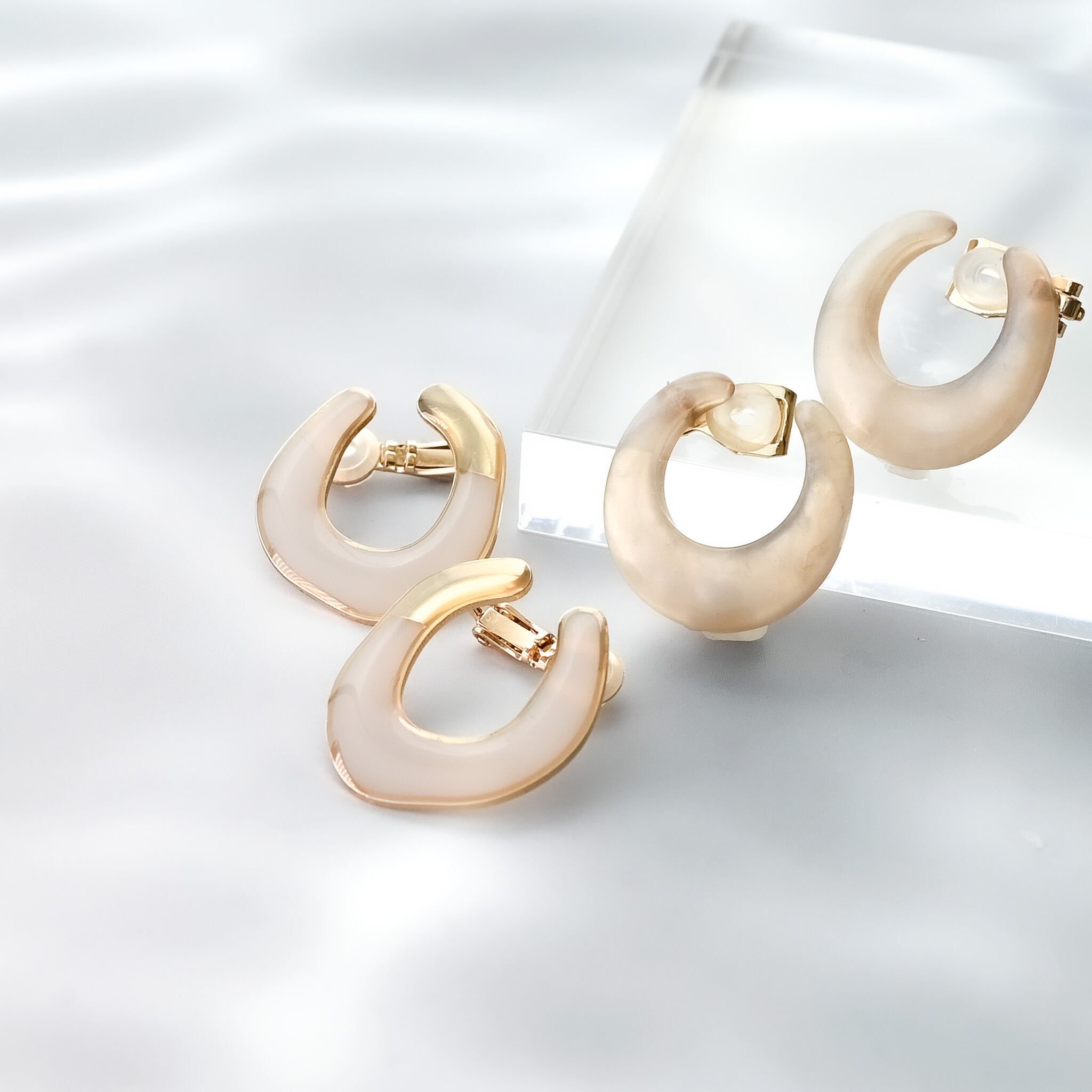 送料無料】クリップ式イヤリング 