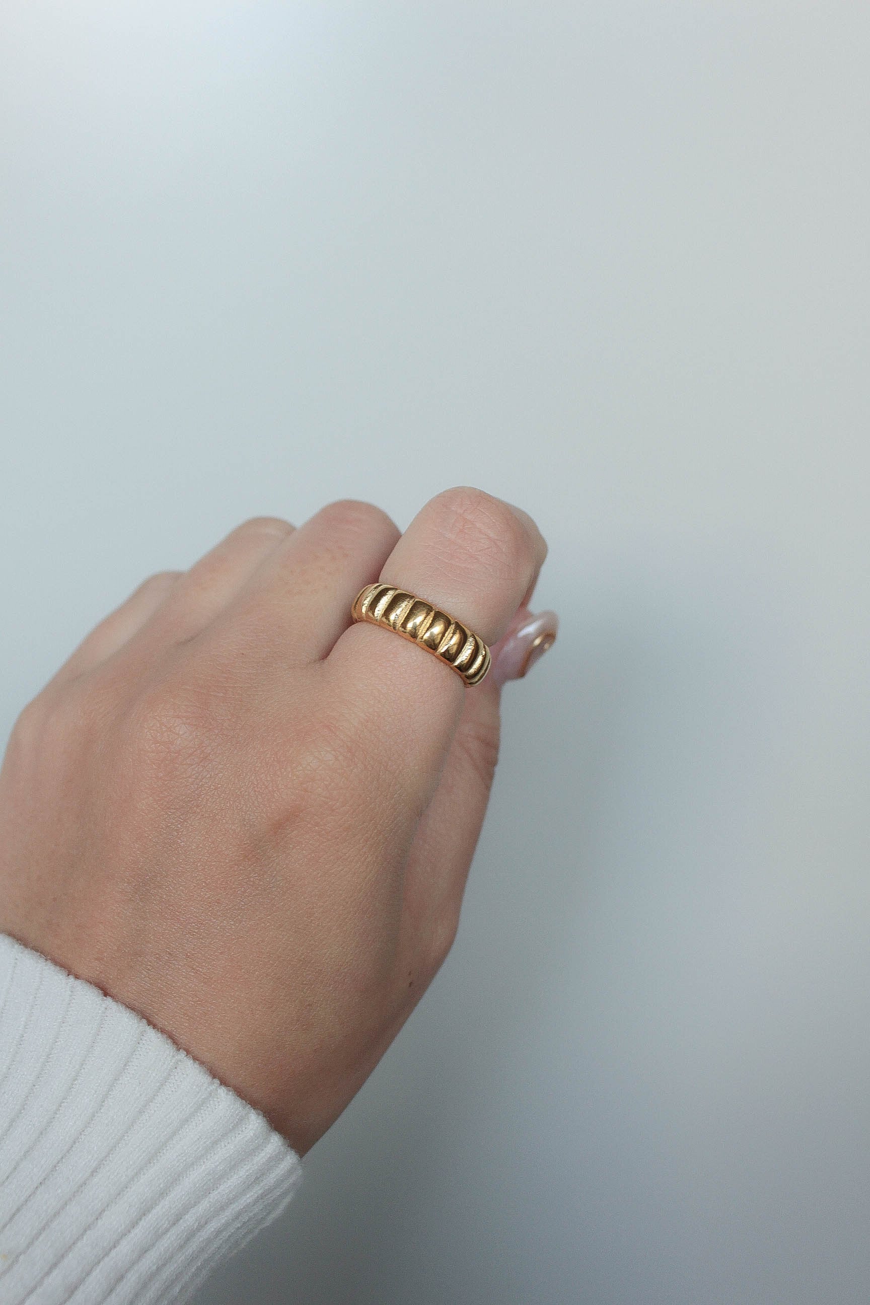 Grain Line Ring | ebine(エビネ)|金属アレルギー対応アクセサリー