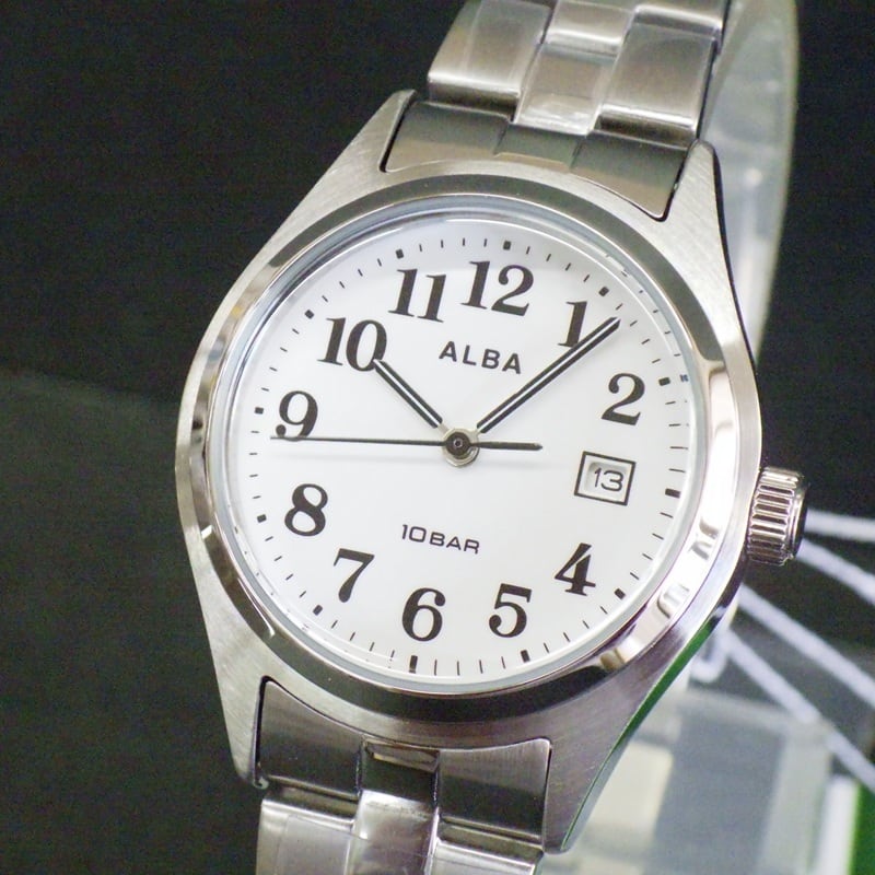 SEIKO セイコー アルバ レディース 時計 まとめ 81本 SEIKO セイコー ALBA アルバ AQHK450 見やすい 白文字盤 防水 日付