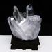 水晶 クラスター 水晶 原石 台座付属  182-3573