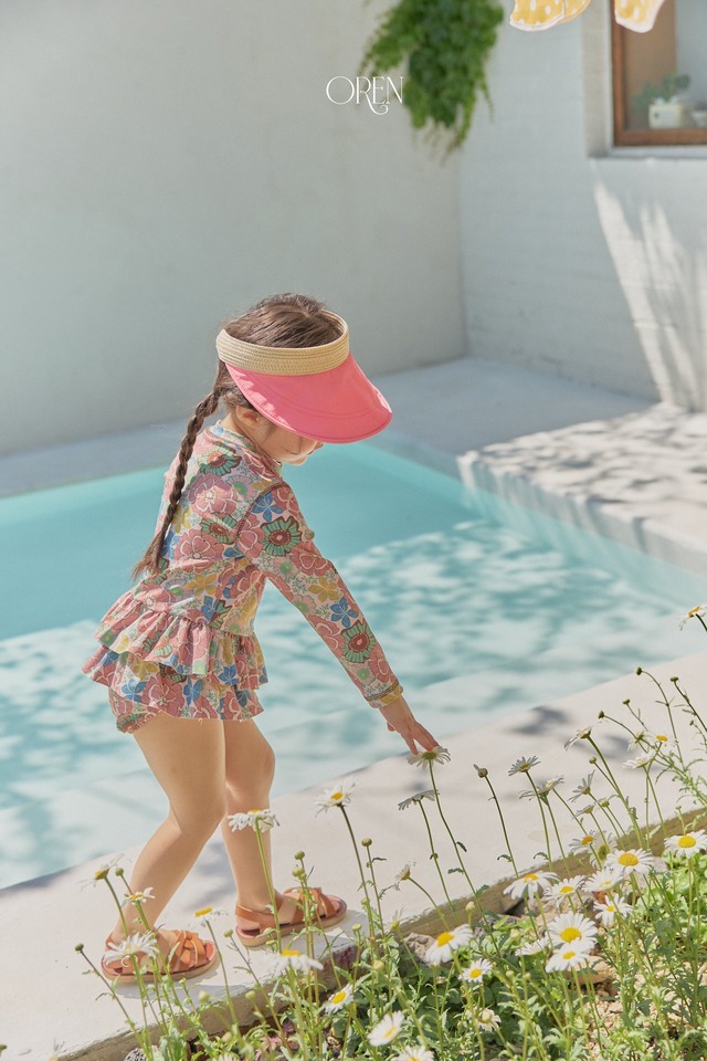 【6/11〆予約】<OREN>  Solea fleur rash guard