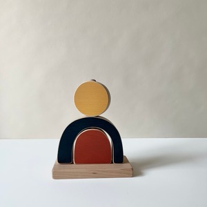 【the wandering workshop】wooden earth stacking toy