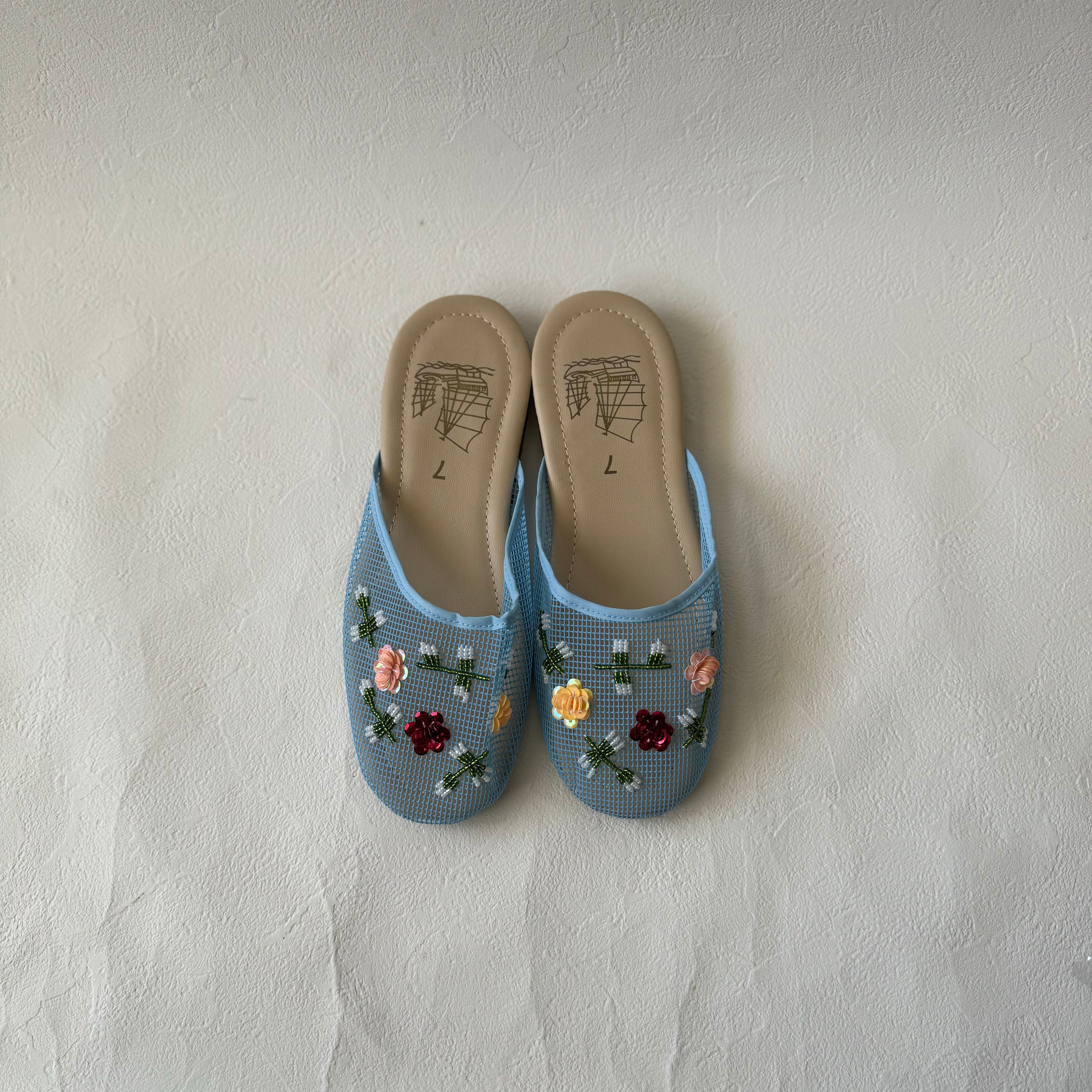 香港刺繍スリッパ（メッシュサンダル） | buibui marche