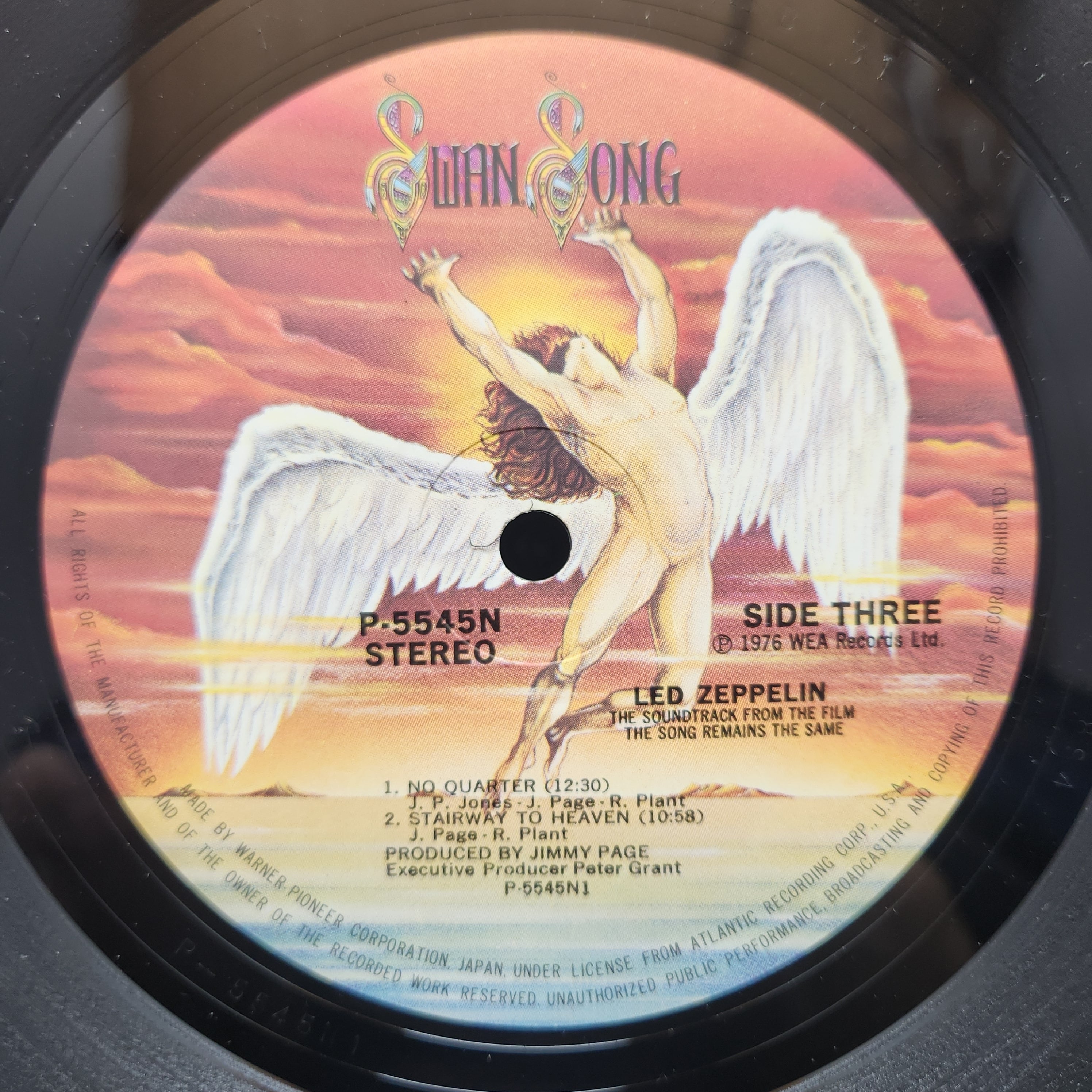 Led Zeppelin / The Soundtrack From The Film The Song Remains The Same [P-5544~5N] - 画像4