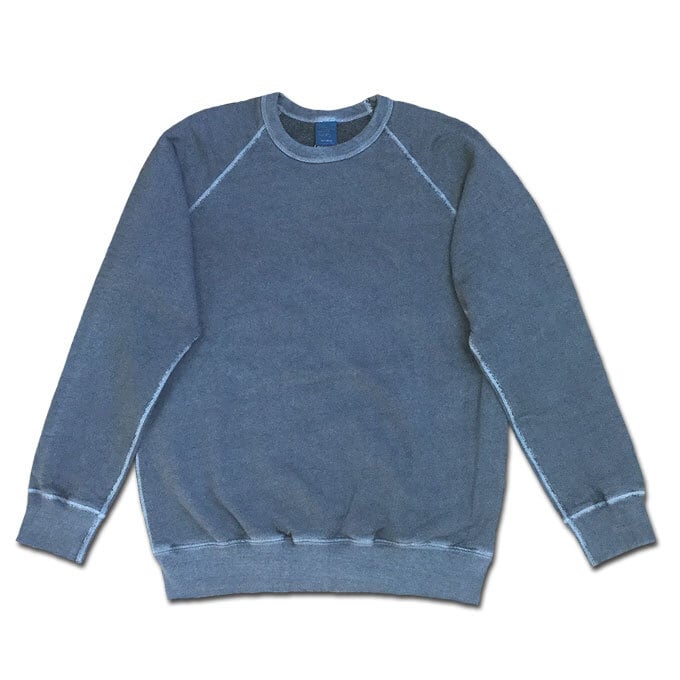 Good On グッドオン L/S RAGLAN CREW SWEAT SHIRTS P-SLATE スレート