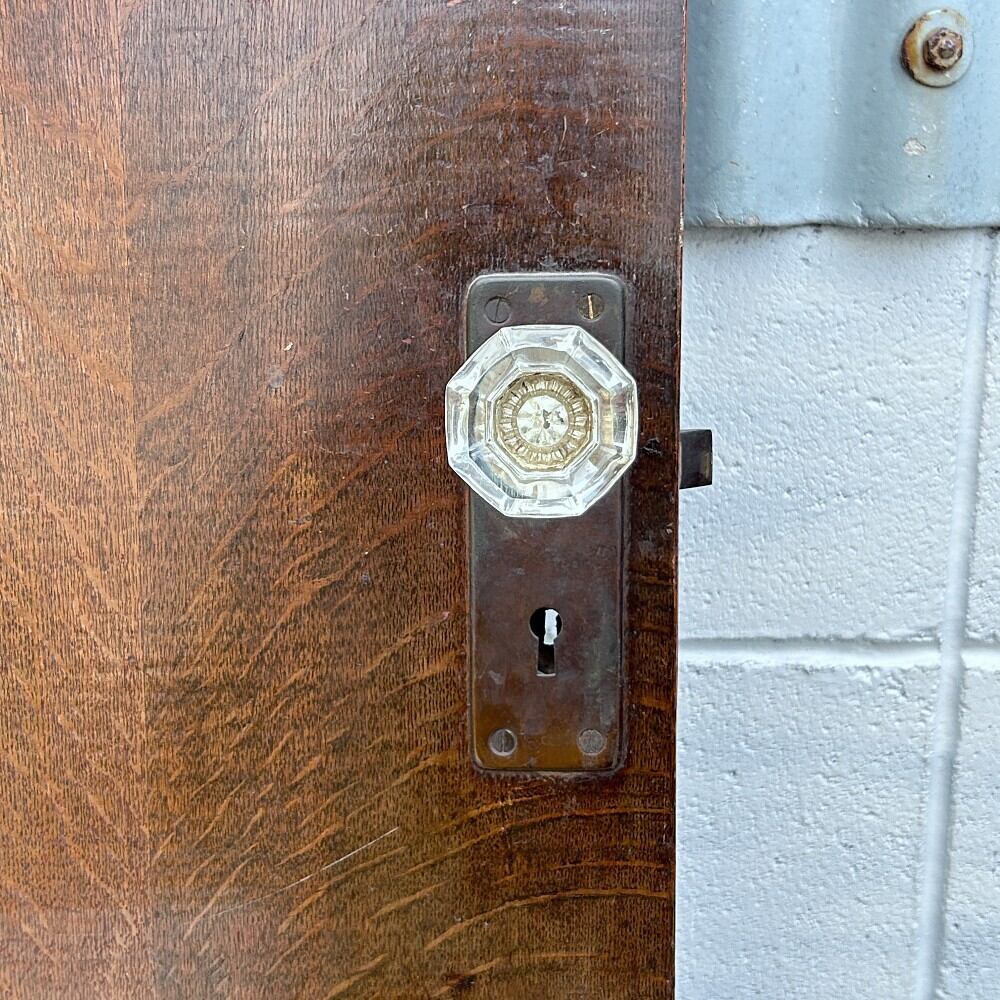 昭和ガラス扉 2枚　ビンテージ古道具アンティーク当時物 昭和レトロ建具 楽天市場】▽現状販売▽ 和製アンティーク 昭和初期 アンティーク建具