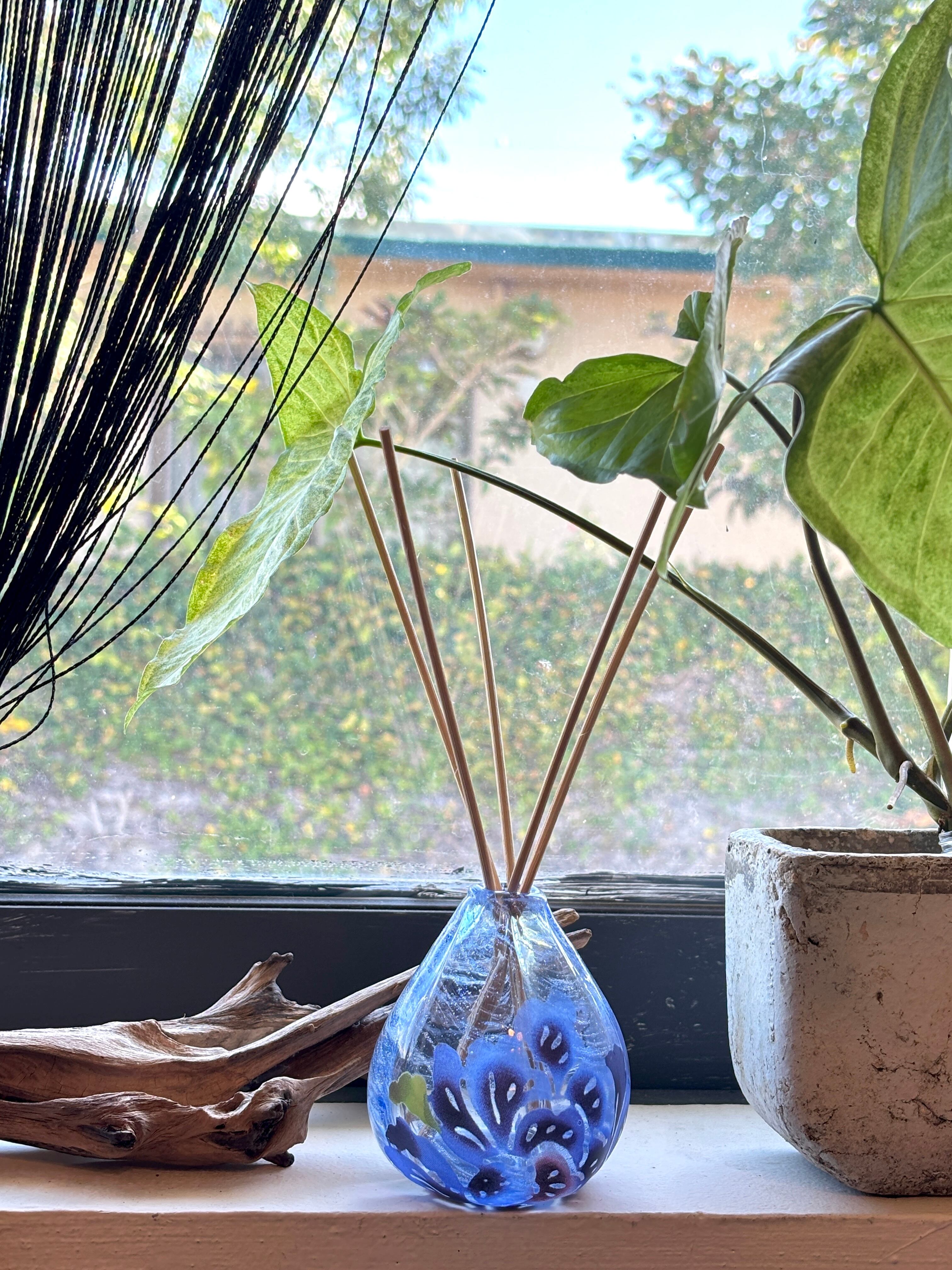 琉球ガラス / アロマリードデュフューザー ＆一輪挿し / PANALI