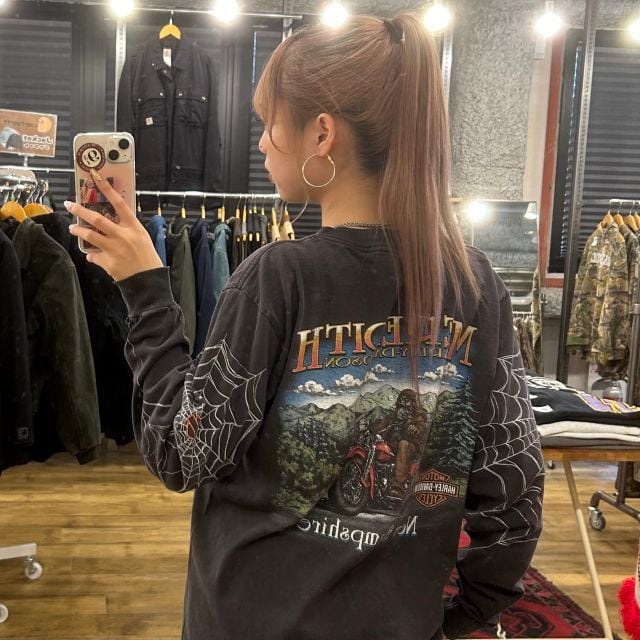 Harley-Davidson/ハーレーダビッドソン】USA製スパイダーロンT