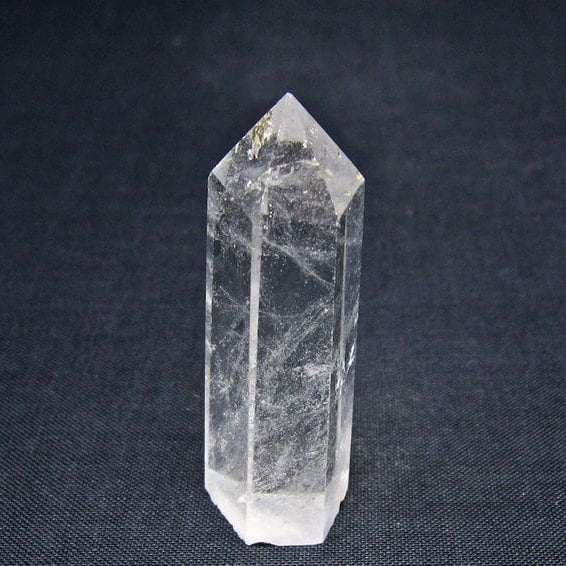 水晶 六角柱 ポイント 置物 一点物 142-11086