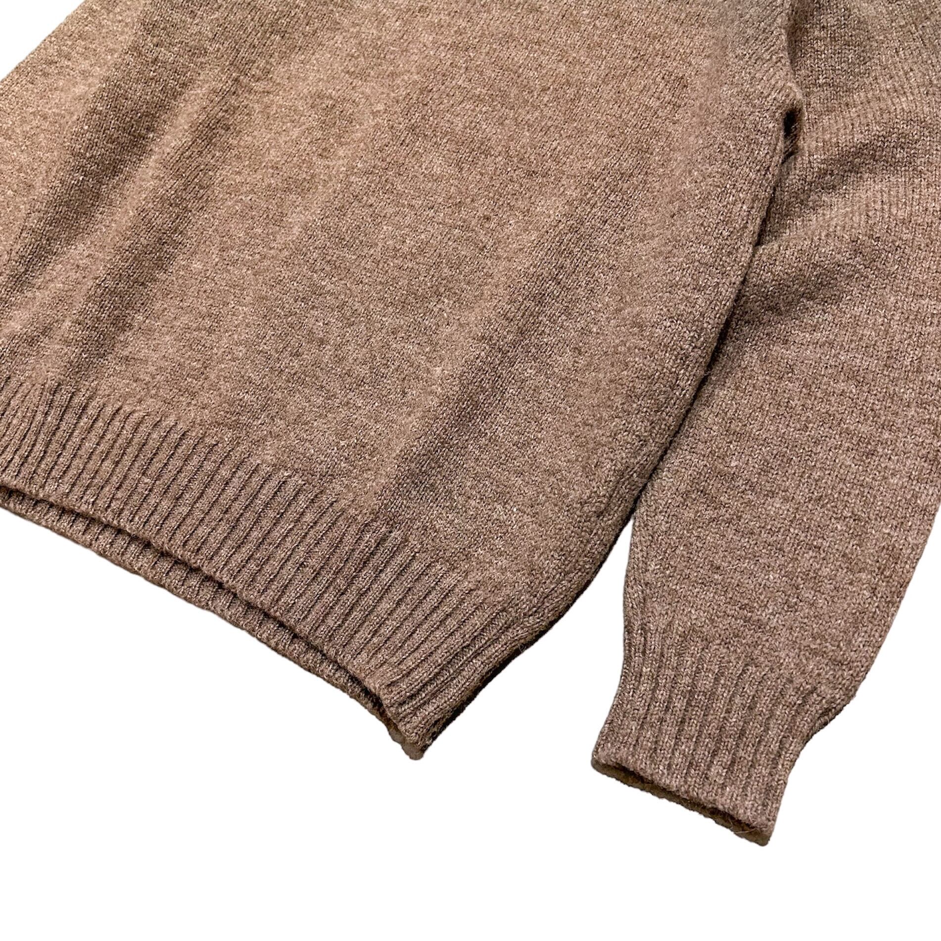 Peter Blance Saddle Shoulder Crew Neck Wool Knit 38 / ピーター ...