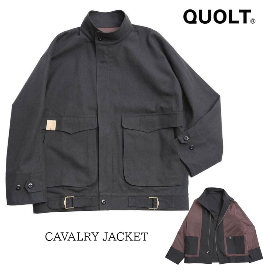 QUOLT CAVALRY JACKET（ブラック）