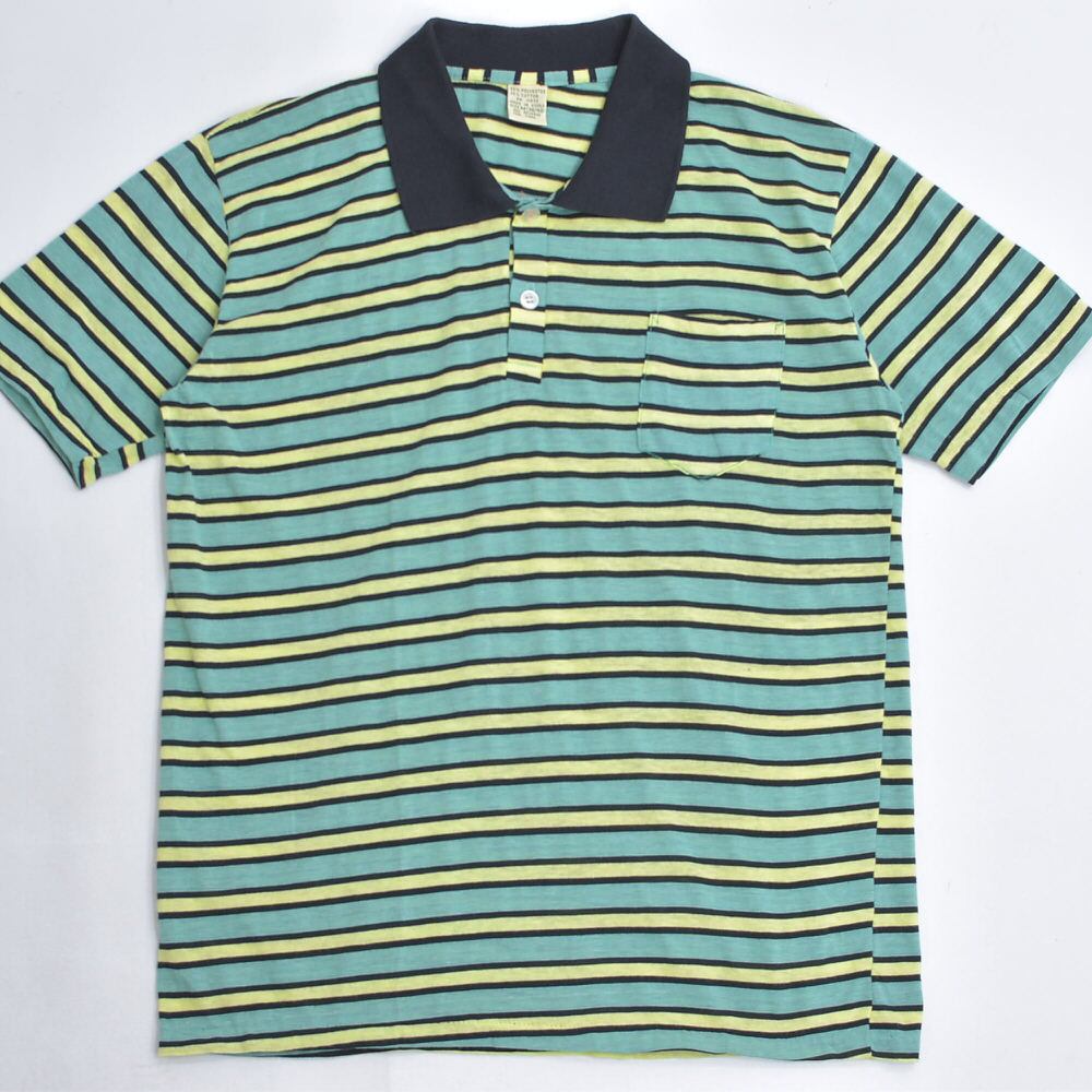希少レア！80s ZOOM ボーダー 半袖ポロシャツ ビンテージ 古着 3枚！ 希少レア！80s ZOOM ボーダー 半袖ポロシャツ ビンテージ 古着 3枚！