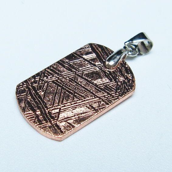 ギベオン ペンダント 隕石 メテオライト ピンクゴールド 一点物 メール便可 112-13528