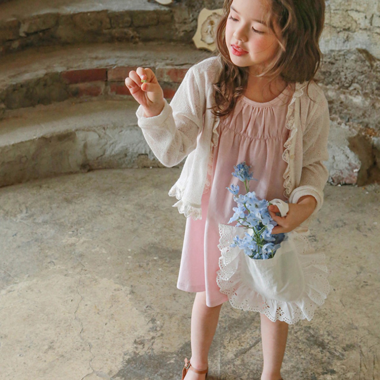 【少量再販】ピュアカラーカジュアルワンピース