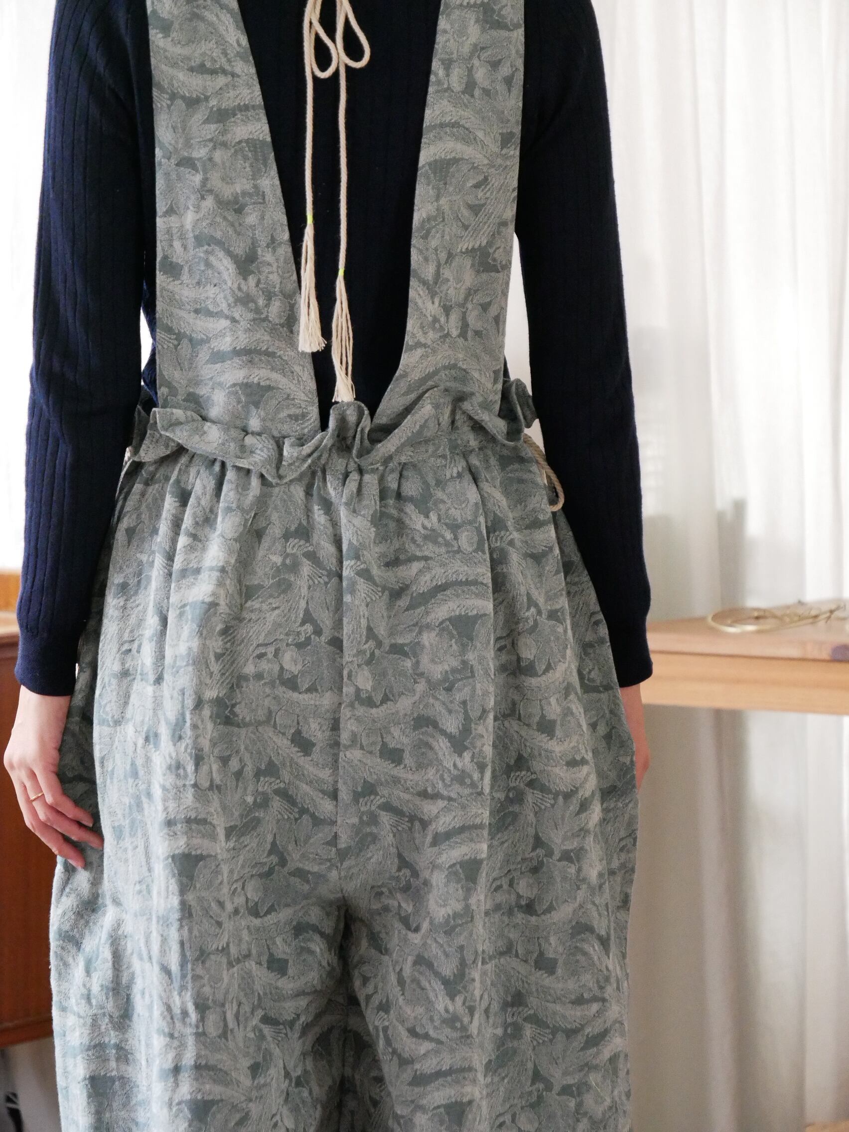 YURTAO】mori JQ パンツドレス〈green〉 | zuhka