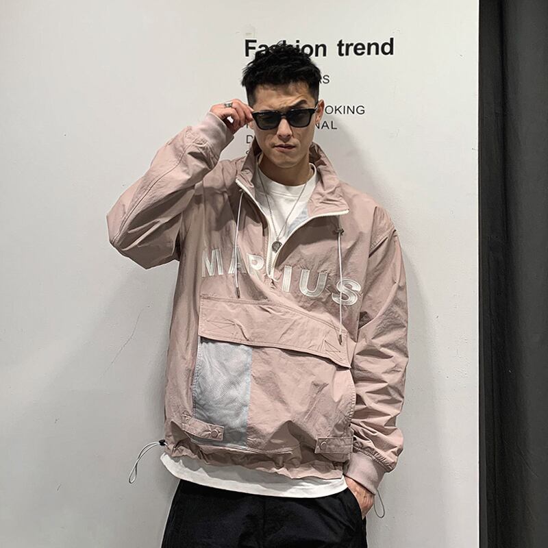 ジッパープルオーバー ジャケット カラー ストリート Xu_Tailang69195792518