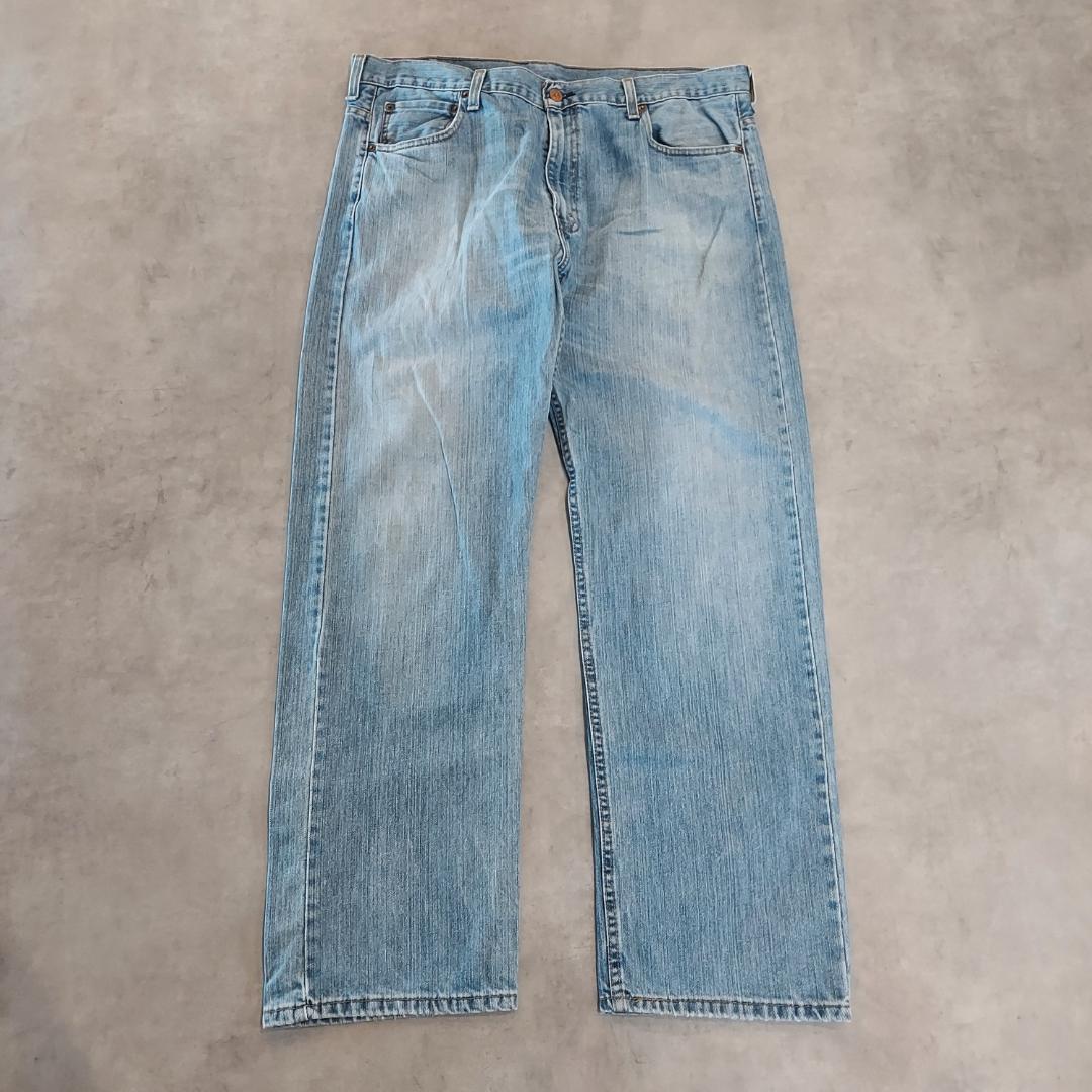 リーバイス569 Levis W36 ワイドバギー 青 古着 ボトム 21435