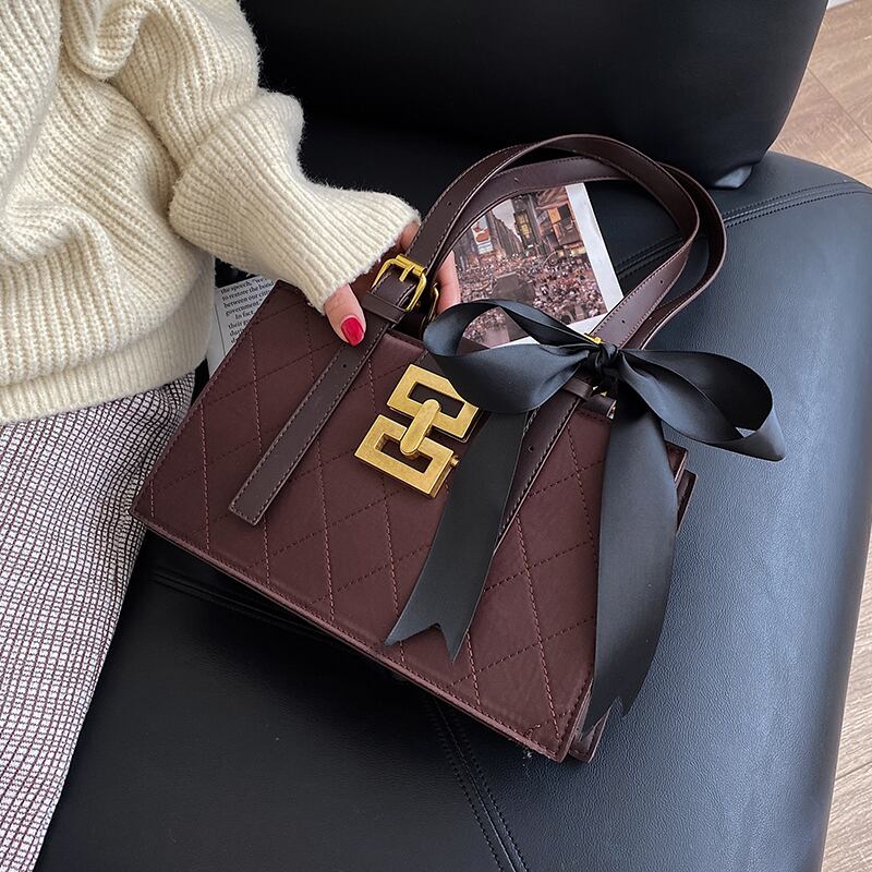 レッドスタンダードオータムウィンター レトロ 秋物 冬物 スクウェア 手作りハンドバック82007039481