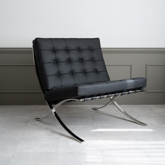 BARCELONA CHAIR 1 SEAT（Leather）/ バルセロナチェア シングルソファ ミース・ファン・デル・ローエ