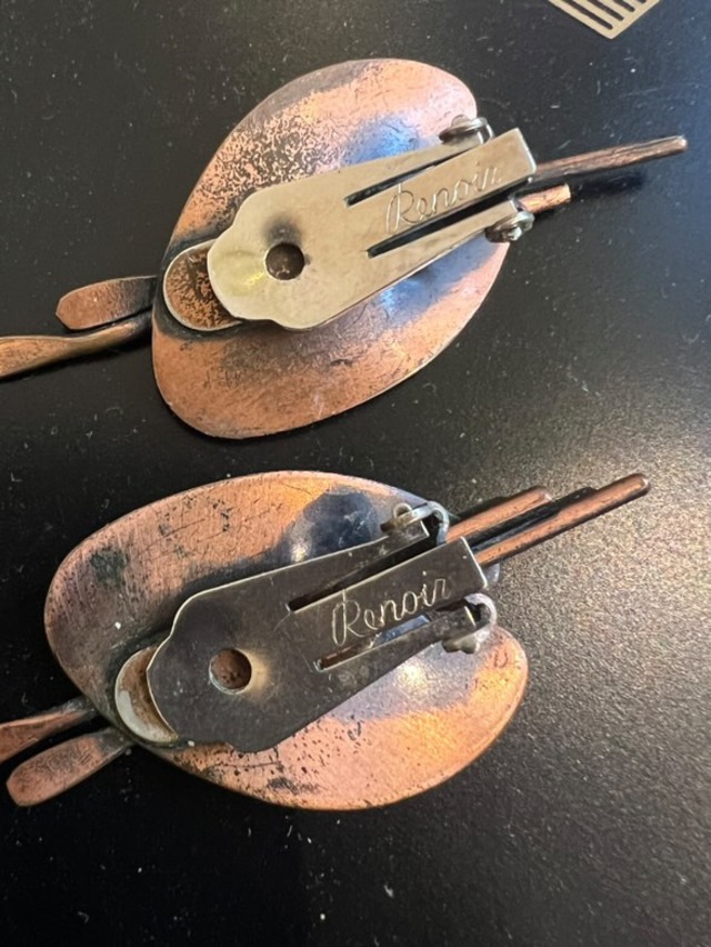 “Renoir”palette motif earrings