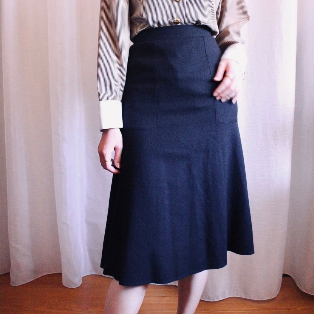 マーメイドスカート ブラック【600】