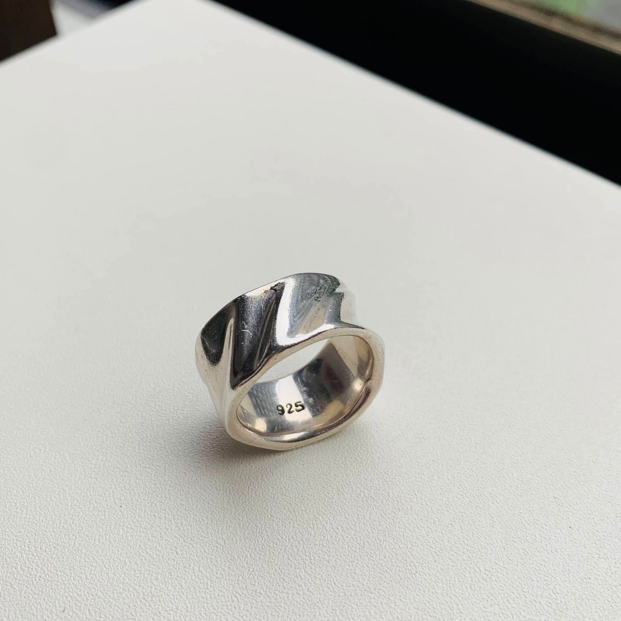 シルバー925 UNISEX モダンナットリング（16号） | Milo Antiques  