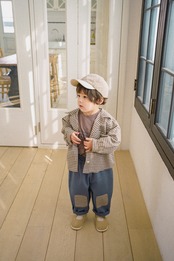 ONU 26/SS Check patchwork pants