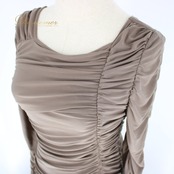 社交ダンス 衣装 スタンダード ドレス ワンピース レッスンウェア パーティ衣装 ICHIOKU イチオク ブラウン系 カーキ系 無地 シンプル ストレッチ 伸縮性 高品質 ポリエステル 上品 カジュアル レッスン用 フェミニン 美しい シンプルデザイン コーディネートしやすい 快適 おしゃれ 女性用ドレス ドンスコート 講師用 競技用