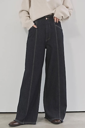 Denim Wide Pants デニムワイドパンツ Indigo